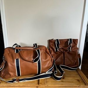 UNISEX Matching Coach Heritage Messenger and Duffle Bag